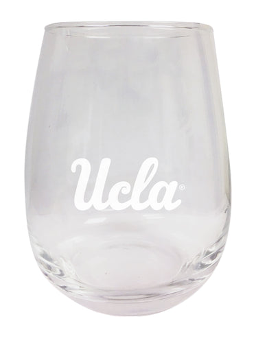 UCLA Bruins NCAA 15 oz Laser-Engraved Stemless Wine Glass - Perfect for Alumni & Fans