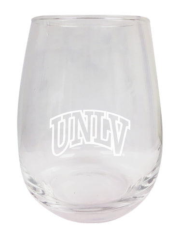 UNLV Rebels NCAA 15 oz Laser-Engraved Stemless Wine Glass - Perfect for Alumni & Fans
