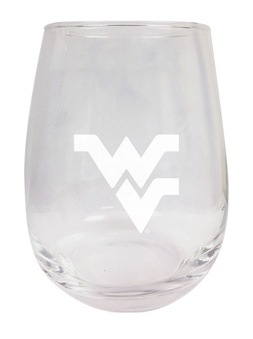 West Virginia Mountaineers NCAA 15 oz Laser-Engraved Stemless Wine Glass - Perfect for Alumni & Fans