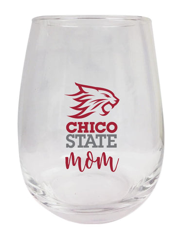 California State University Chico 15 oz Stemless Wine Glass for Mom Officially Licensed