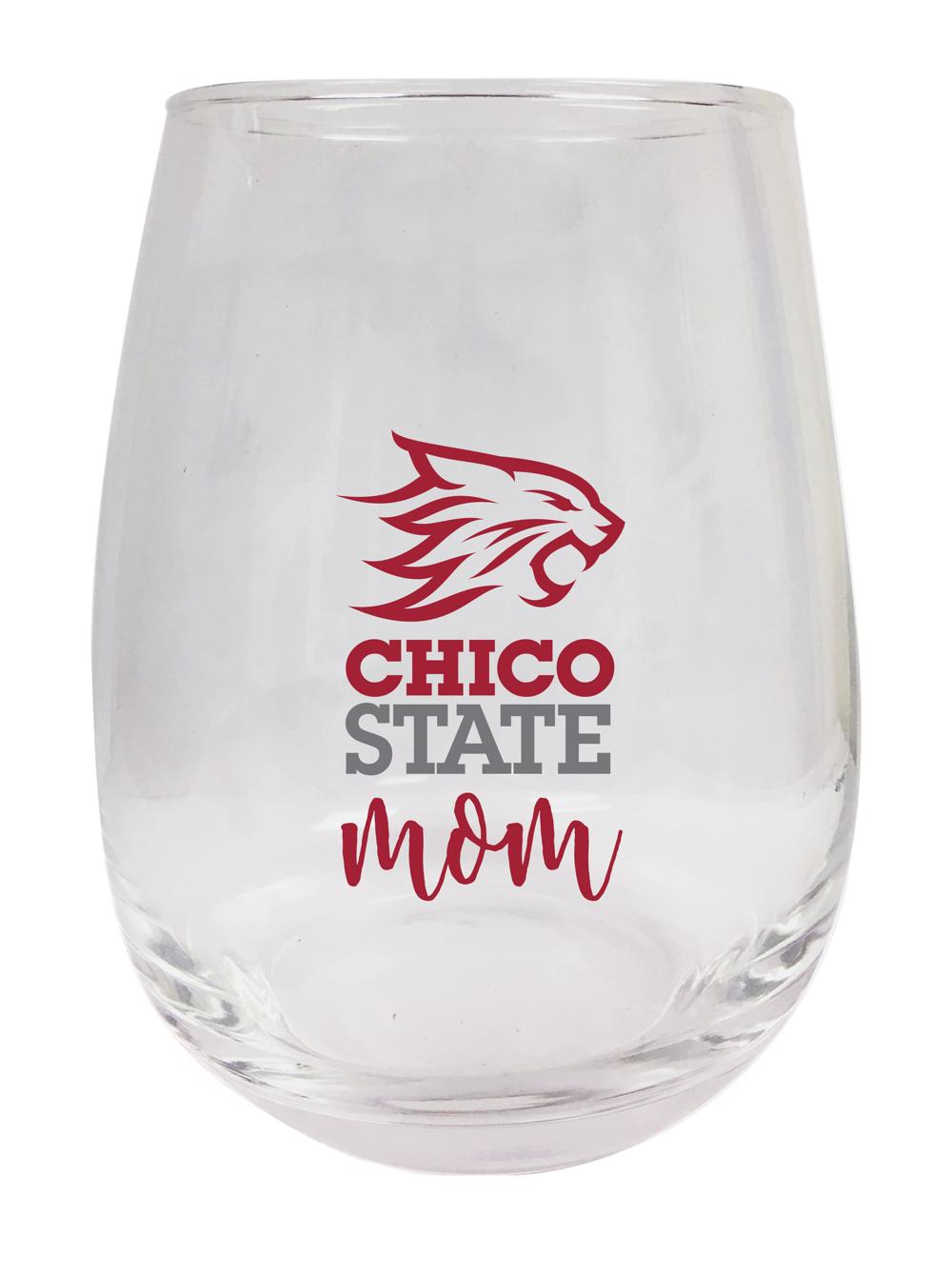 California State University Chico 15 oz Stemless Wine Glass for Mom Officially Licensed