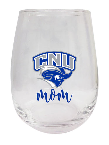 Christopher Newport Captains 15 oz Stemless Wine Glass for Mom Officially Licensed
