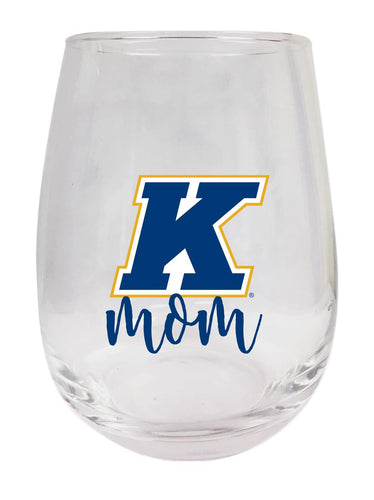 Kent State University 15 oz Stemless Wine Glass for Mom Officially Licensed