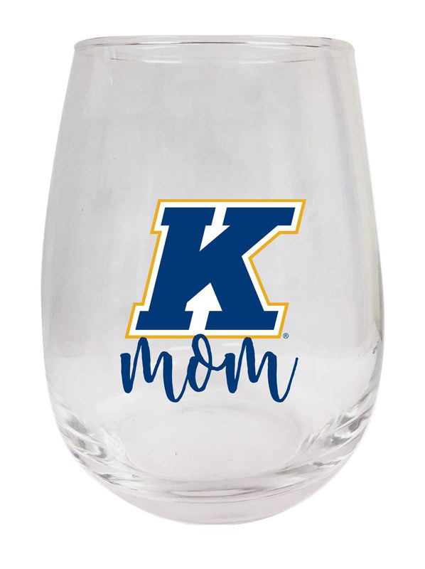 Kent State University 15 oz Stemless Wine Glass for Mom Officially Licensed
