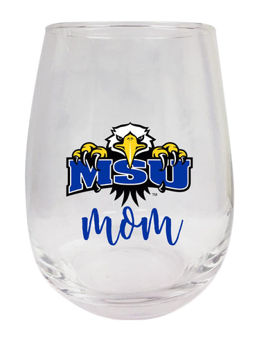 Morehead State University 15 oz Stemless Wine Glass for Mom Officially Licensed