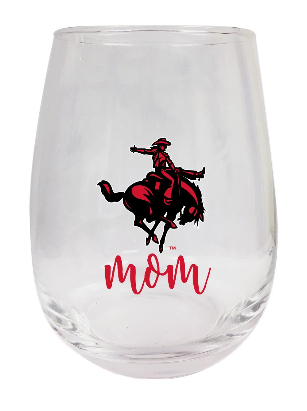 Northwestern Oklahoma State University 15 oz Stemless Wine Glass for Mom Officially Licensed