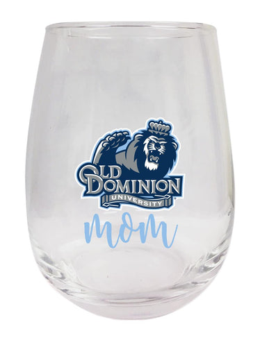 Old Dominion Monarchs 15 oz Stemless Wine Glass for Mom Officially Licensed