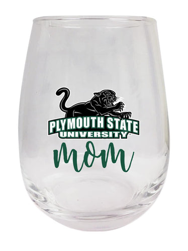Plymouth State University 15 oz Stemless Wine Glass for Mom Officially Licensed
