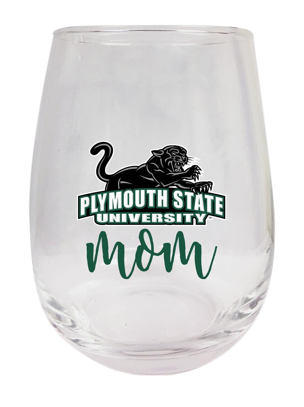 Plymouth State University 15 oz Stemless Wine Glass for Mom Officially Licensed
