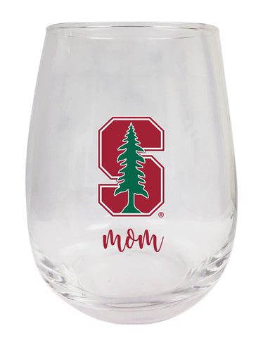 Stanford University 15 oz Stemless Wine Glass for Mom Officially Licensed
