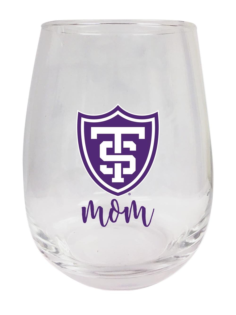 University of St. Thomas 15 oz Stemless Wine Glass for Mom Officially Licensed