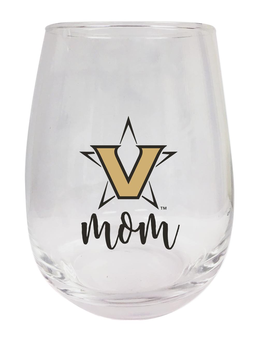 Vanderbilt University 15 oz Stemless Wine Glass for Mom Officially Licensed