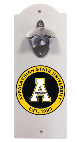 Appalachian State Wall Mounted Bottle Opener White Officially Licensed Collegiate Product White