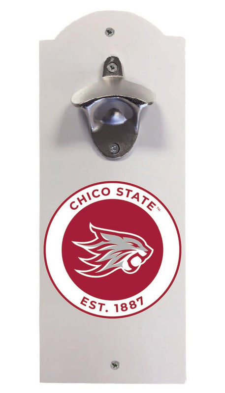California State University, Chico Wall Mounted Bottle Opener White Officially Licensed Collegiate Product White