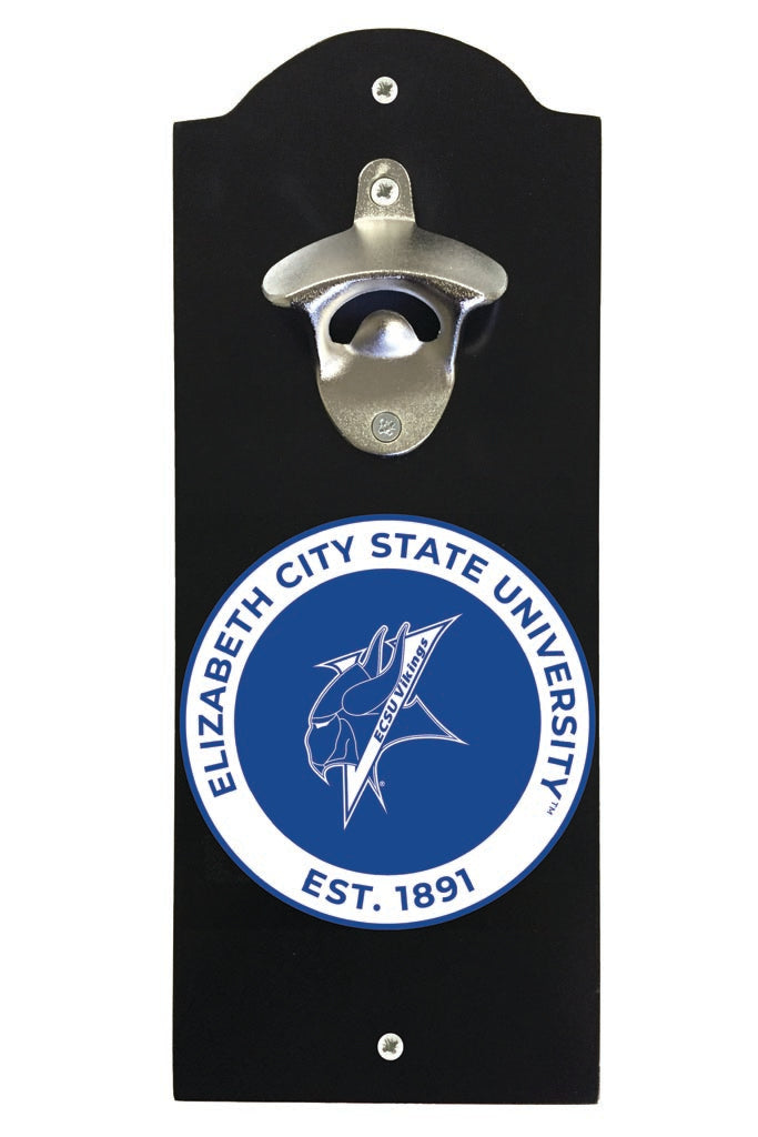 Elizabeth City State University Wall Mounted Bottle Opener Black Officially Licensed Collegiate Product Black