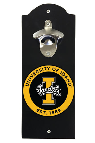 Idaho Vandals Wall Mounted Bottle Opener Black Officially Licensed Collegiate Product Black