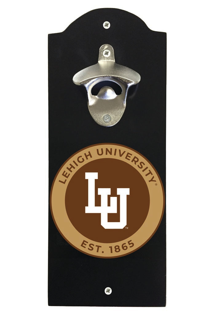 Lehigh University Mountain Hawks Wall Mounted Bottle Opener Black Officially Licensed Collegiate Product Black