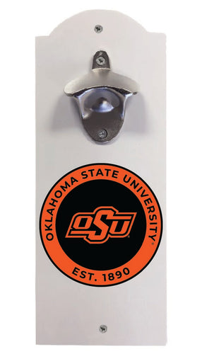 Oklahoma State Cowboys Wall Mounted Bottle Opener White Officially Licensed Collegiate Product White