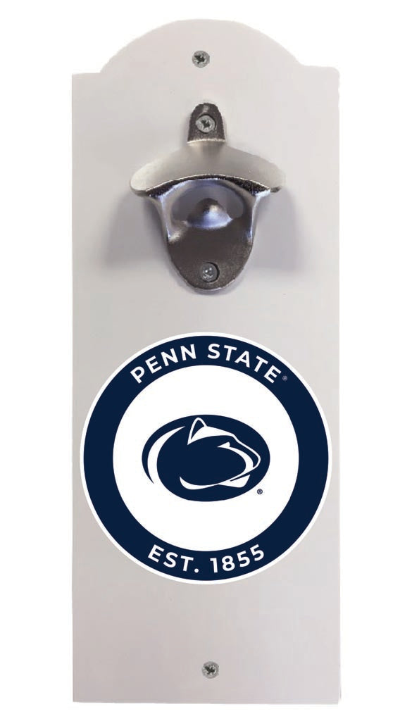 Penn State Nittany Lions Wall Mounted Bottle Opener White Officially Licensed Collegiate Product White
