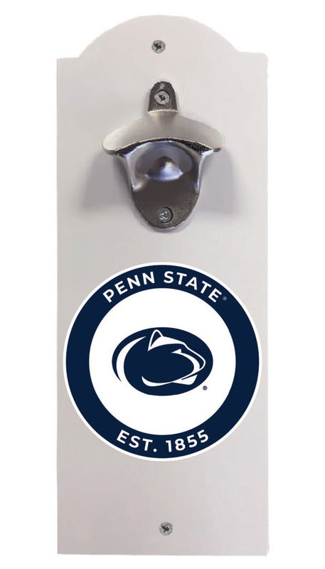 Penn State Nittany Lions Wall Mounted Bottle Opener White Officially Licensed Collegiate Product White