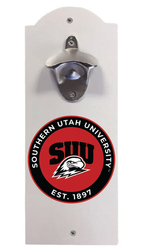 Southern Utah University Wall Mounted Bottle Opener White Officially Licensed Collegiate Product White