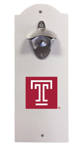 Temple University Wall Mounted Bottle Opener White Officially Licensed Collegiate Product White