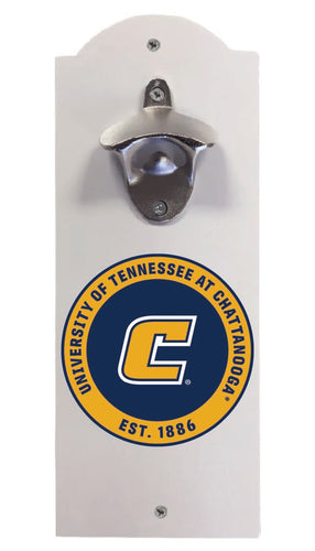 University of Tennessee at Chattanooga Wall Mounted Bottle Opener White Officially Licensed Collegiate Product White
