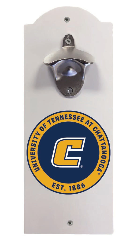 University of Tennessee at Chattanooga Wall Mounted Bottle Opener White Officially Licensed Collegiate Product White