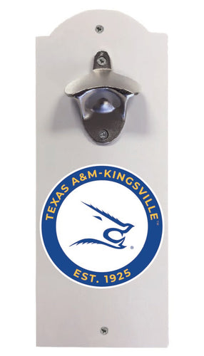 Texas A&M Kingsville Javelinas Wall Mounted Bottle Opener White Officially Licensed Collegiate Product White