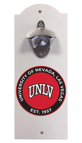 UNLV Rebels Wall Mounted Bottle Opener White Officially Licensed Collegiate Product White