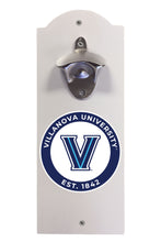 Load image into Gallery viewer, Villanova Wildcats Wall Mounted Bottle Opener  Officially Licensed Collegiate Product
