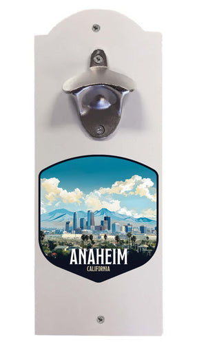 Anaheim California Design A Souvenir Wall mounted bottle opener White White