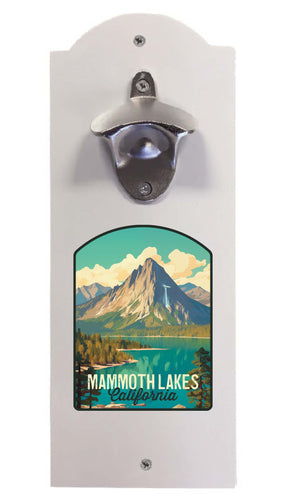 Mammoth Lakes California Design A Souvenir Wall mounted bottle opener White White