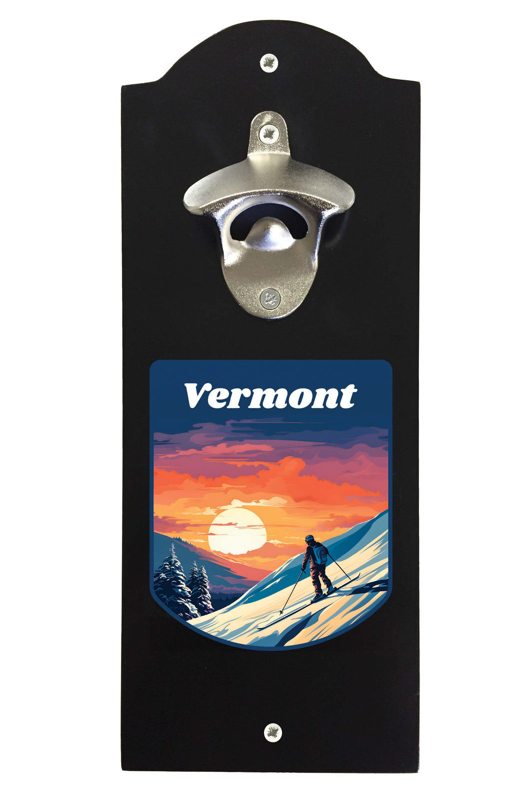 Vermont Design B Souvenir Wall mounted bottle opener Black Black