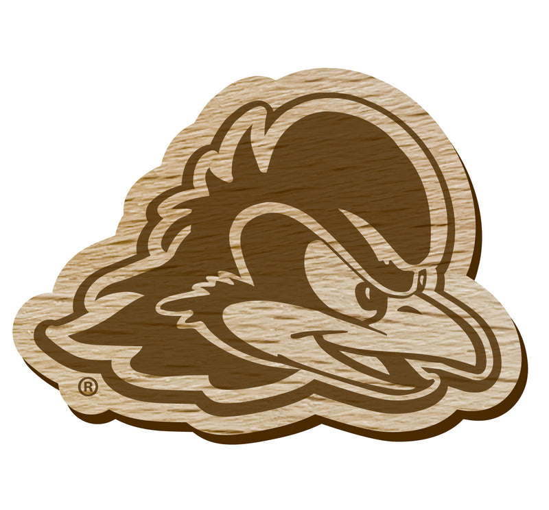 Delaware Blue Hens Officially Licensed Precision-Cut Wooden Magnet – Printed or Engraved Logo Etched