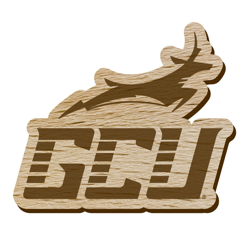 Grand Canyon University Lopes Officially Licensed Precision-Cut Wooden Magnet – Printed or Engraved Logo Etched