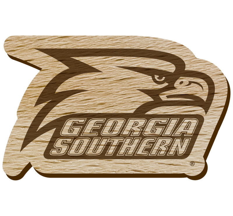 Georgia Southern Eagles Officially Licensed Precision-Cut Wooden Magnet – Printed or Engraved Logo Etched