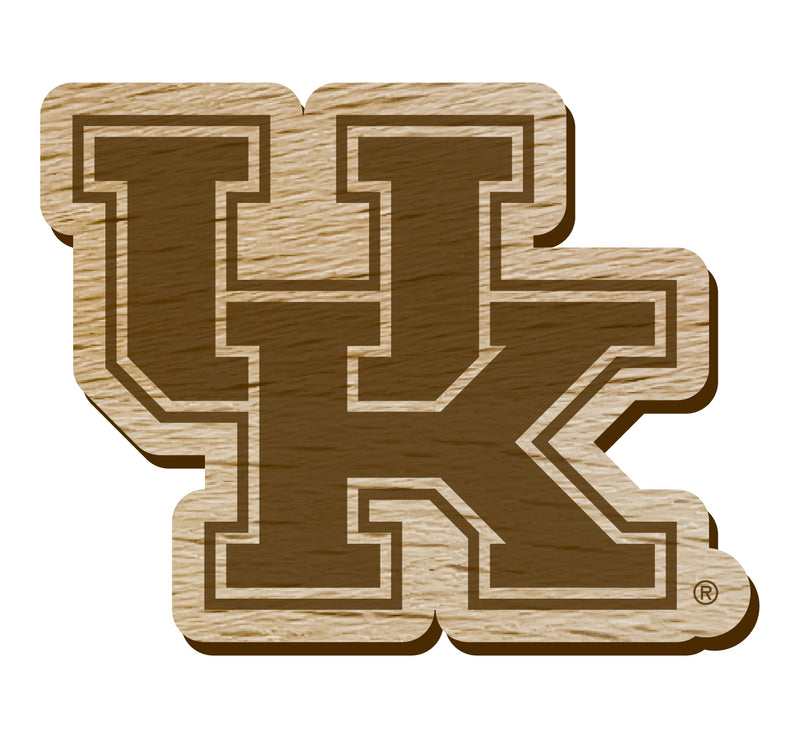 Kentucky Wildcats Officially Licensed Precision-Cut Wooden Magnet – Printed or Engraved Logo Etched