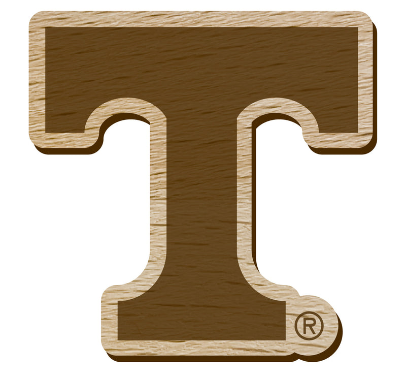 Tennessee Knoxville Volunteers Officially Licensed Precision-Cut Wooden Magnet – Printed or Engraved Logo Etched