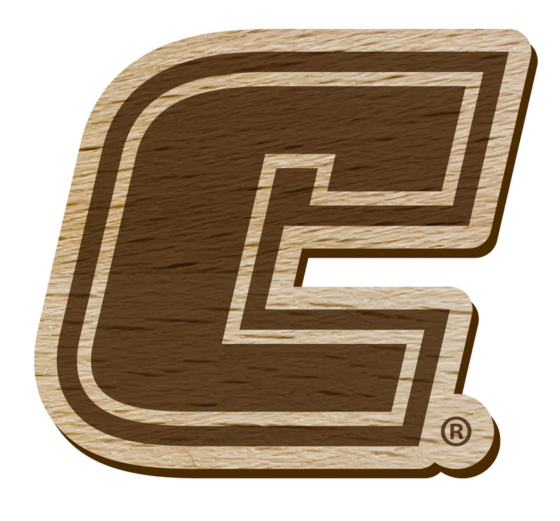 University of Tennessee at Chattanooga Officially Licensed Precision-Cut Wooden Magnet – Printed or Engraved Logo Etched
