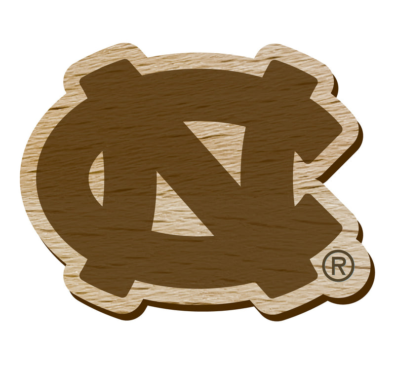 UNC Tar Heels Officially Licensed Precision-Cut Wooden Magnet – Printed or Engraved Logo Etched