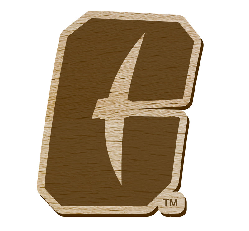 North Carolina Charlotte Forty-Niners Officially Licensed Precision-Cut Wooden Magnet – Printed or Engraved Logo Etched