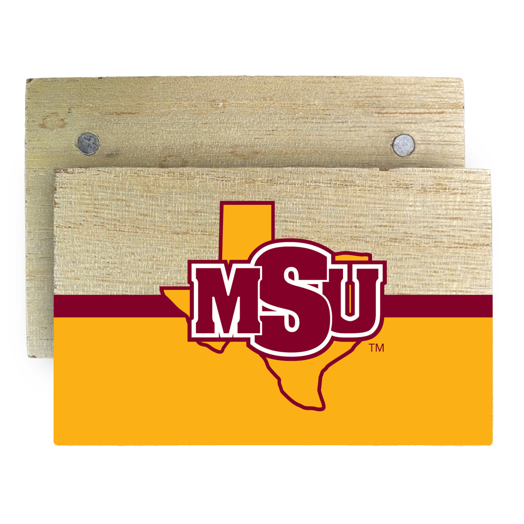 Midwestern State University Mustangs Wooden 2