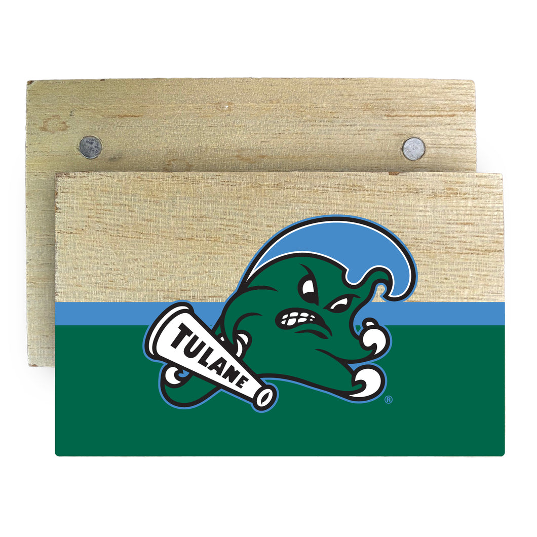 Tulane University Green Wave Wooden 2