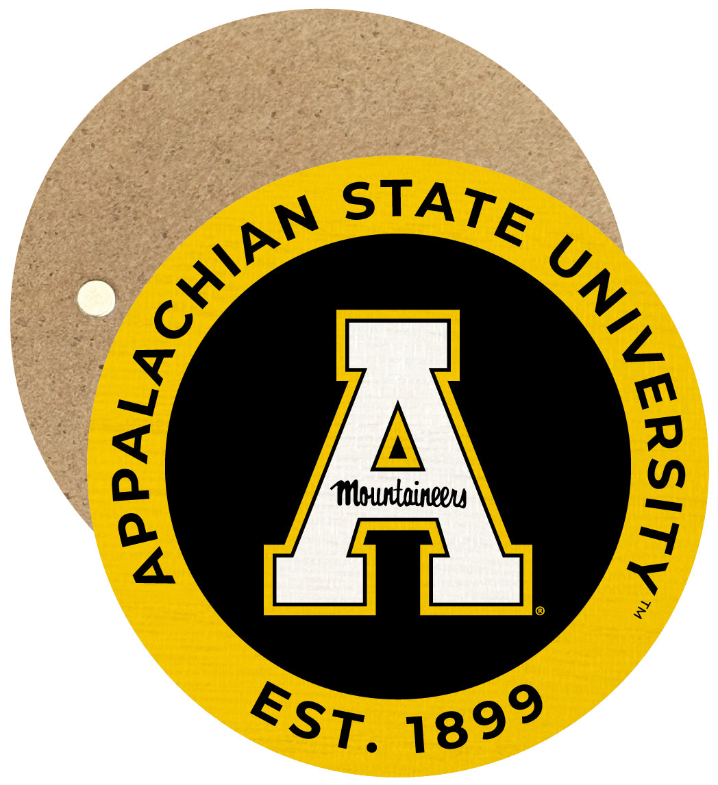 Appalachian State Round Wooden 2.5