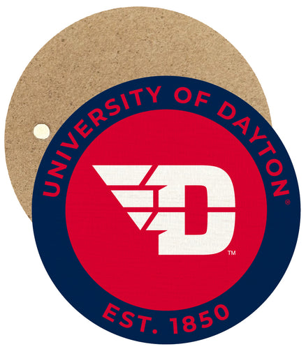Dayton Flyers Round Wooden 2.5
