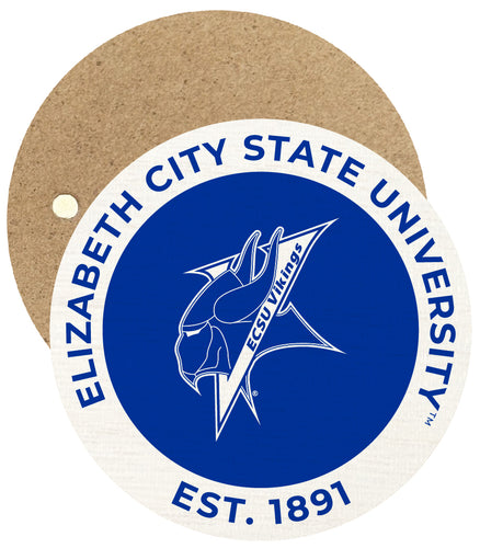 Elizabeth City State University Round Wooden 2.5
