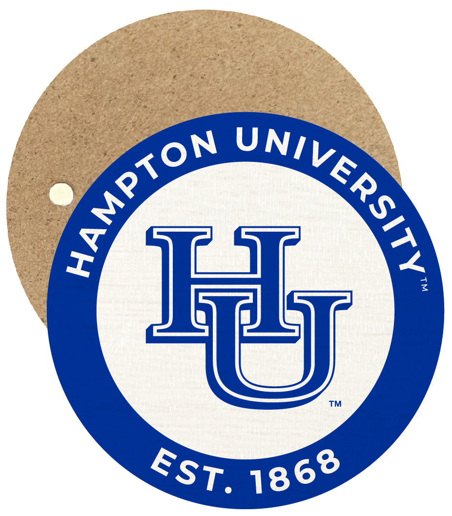 Hampton University Round Wooden 2.5