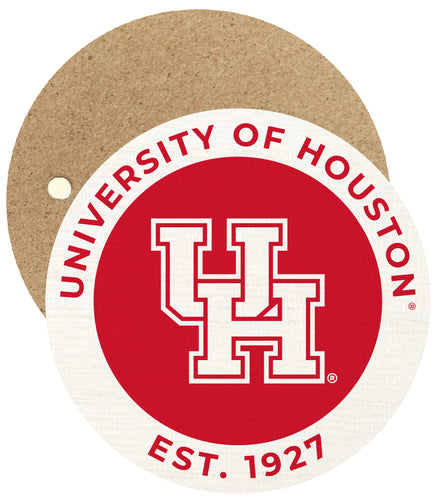University of Houston Round Wooden 2.5