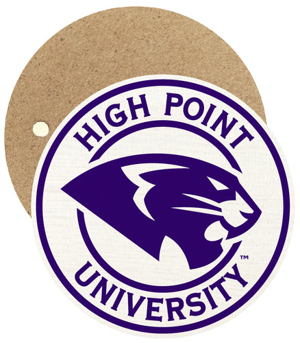 High Point University Round Wooden 2.5